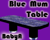 BA Blue Mum Flower Table