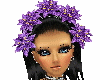 purple lily crown