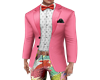 Pink Fitted Suit