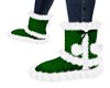 GREEN KNIT BOOTS