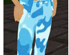 mens sexy blue camo