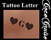 *CC* G ... Tattoo Letter