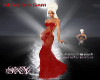 SXY Red Lace sheer Gown