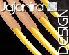yellow nails long