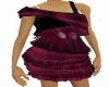 robe douce noir&bordeau