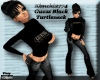 guess black turtle neck