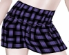 Blue Chex Short Skirt 