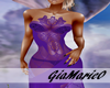 g;purple Sheer gown