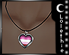 Lesbain Pride necklace