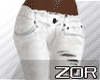 [Z]Slim Hot Jeans White