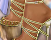 K. Cardi Gold Heels