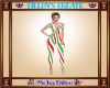 (JD) Candy Cane Bodysuit