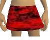 Red/Black short Skirt