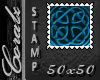 Teal Celtic Knot Stamp