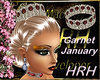 HRH January Garnet Crown