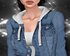 F Denim Hoodie