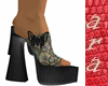 black buterfly sandal