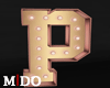 P Pink&Gold letter