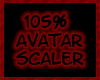 м| 105% Avatar Scaler