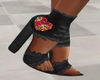 Leopard Denim Heels