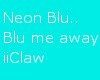 Neon Blu! Collar