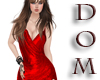 DOM - RED SEXY DRESS