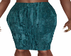 Nan-Teal Pencil Skirt