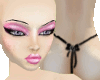 blk thong/w pink makeup