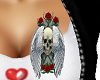 skull button