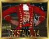 Red / gold pirate coat