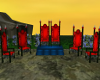 (T)Midevil Red thrones