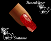 (HS) Fantasy Red Nails