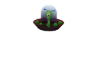 UFO flying