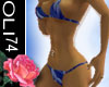 [OD] Flower Blue Bikini