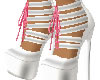 Pink and White Heels