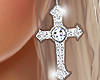 Amore Cross Earrings