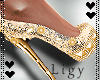 Lg-Mary Gold Pumps