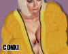 👑-YELLOW FUR JACKET