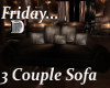 !T Friday 3 Couple Sofa