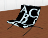 Blue ABC Chair