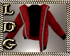 Red Fall Jacket Top