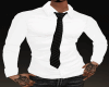 Elegant White Shirt Tie