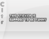 $ Funny Sticker