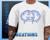 G Drip Blue White Tee