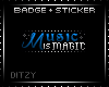 {D Magic BADGE