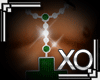 {XO} Green Rosary Chain