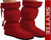 Red Snow Boots