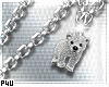 -P- Bling Bear Necklace