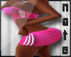 slim pink adi dress
