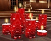 Red Hearts Candles